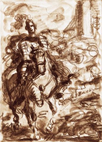 Giorgio de Chirico, Cavaliere antico Giorgio de Chirico, Cavaliere antico