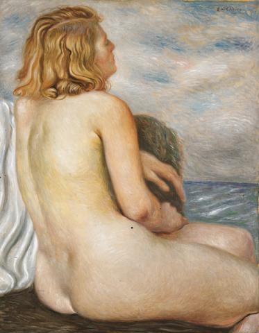 Giorgio de Chirico, Donna bionda di spalle Giorgio de Chirico, Donna bionda di spalle