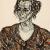 Moholy-Nagy László, Ritratto di donna, cc. 1920, carboncino, matita, acquarello su carta", 630×480 mm; Debrecen, Collezione Antal – Lusztig		