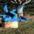 Paolo Martellotti Fuoco blu, 2008 / 2018 cm 88 x 60 x 40 Legno di Biancospino / acrilici / tempere su base di faggio ( h cm 27/dm 34 )