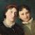 Franz von Matsch_ Hermine e Klara Klimt, 1882 circa Olio su tela, 33x43 cm Belvedere, Vienna. Prestito permanente da collezione privata © Belvedere, Vienna Photo: Johannes Stoll