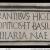Musei Capitolini, Antiquarium, AC 4952 Mosaico bianco nero con iscrizione beneaugurale.Tessere di palombino e basalto. Rinvenuto nel 1885 durante gli scavi per la costruzione dell’Ospedale Militare al Celio. Metà II sec. d.C.