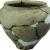 Museo di Sanxingdui_Pentola in ceramica con piccola base piatta; Epoca Shang (1600-1046 a.C.)_altezza 16.8 cm, diametro alla bocca 16.3 cm, diametro dal ventre 20.1 cm
