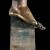 Sezione introduttiva al Foro di Augusto: piede in bronzo dorato probabilmente appartenente ad una Vittoria alata