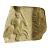 Forma in pietra per realizzare placchette o spille in materiale prezioso con figura di cavaliere. XIII secolo, (dall’area del Foro di Traiano)