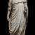 Statua maschile in toga,  253-260 d.C. - Villa Doria Pamphili - Casino del Bel Respiro Roma,  Italia © Foto di Zeno Colantoni