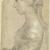 Raffaello Sanzio, Busto di giovane donna di profilo - Pietra nera, penna e inchiostro, biacca (carbonato basico di piombo), carta - Firenze, Gabinetto Disegni e Stampe degli Uffizi