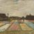 Vincent van Gogh. Campi di fiori in Olanda, c. 1883, olio su tela applicata su legno. Collezione Mr. e Mrs. Paul Mellon, 1983.1.21