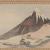 Katsushika Hokusai - Il Monte Fuji al tramonto, 1843 - Dipinto su rotolo - Collezione privata