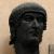 Testa della statua colossale bronzea di Costantino