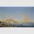 Napoli, Veduta con il Vesuvio, olio su tela. Collezione privata