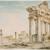 08. Charles Joseph Natoire, Il Foro Romano visto dal Tempio di Saturno, acquerello, 1760-1775 (MR 6422)