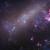 La struttura irregolare della Grande Nube di Magellano rivela una galassia cosparsa di giovani stelle e filamenti di gas.  