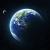 Il nostro pianeta azzurro visto dallo spazio, con il meridiano delle due Americhe in bella vista